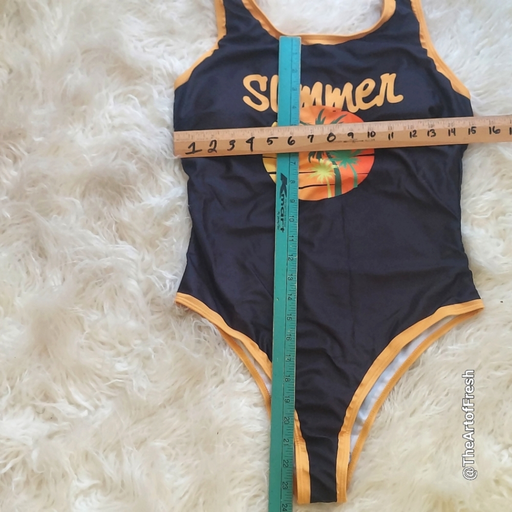 NWOT SHEIN Vacay one-piece Summer Swimsuit Size L - Picture 6 of 11